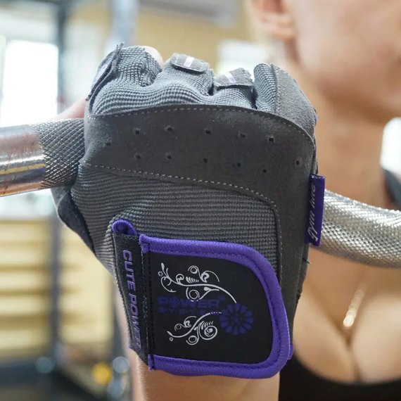 Перчатки для фитнеса Power System PS-2560 Purple XS (PS-2560_XS_Purple), Размер: XS, Цвет: Серый/Фиолетовый, изображение 9