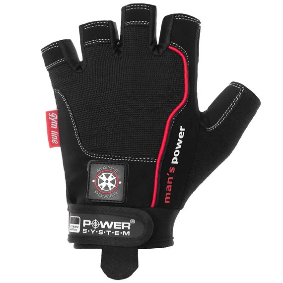 Перчатки для фитнеса Power System PS-2580 Black S (PS-2580_S_Black), Размер: S, Цвет: Чёрный, изображение 2