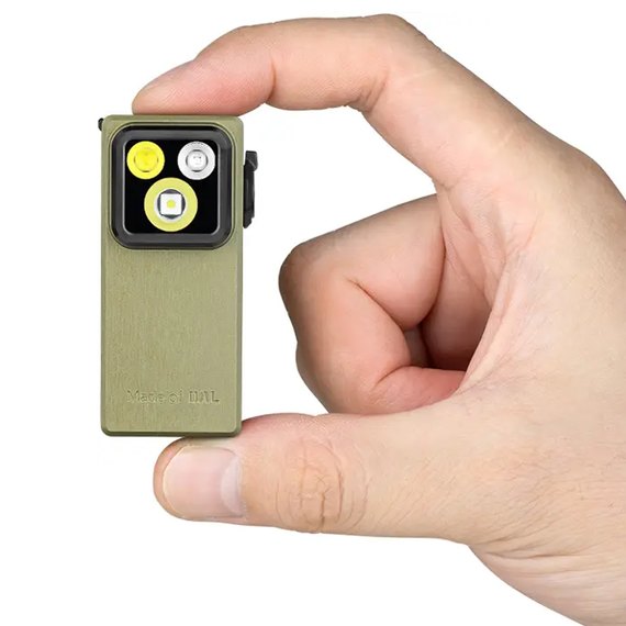 EDC-фонарь Olight Oclip Ultra Olive green (0.0000.3130), Цвет: Зелёный, изображение 7