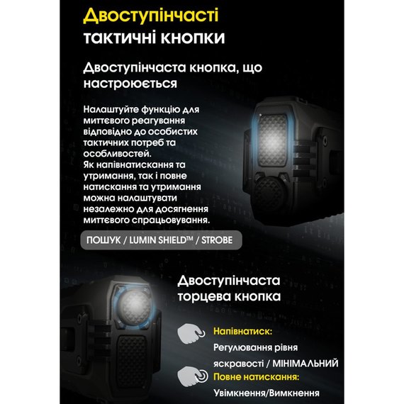Фонарь ручной Nitecore EDC37 черный (6-1580), изображение 7