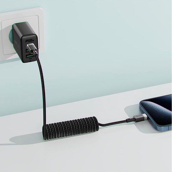 Кабель ACEFAST USB-C to USB-C 1.2m, 60W/3A Black (6974316283706), изображение 3