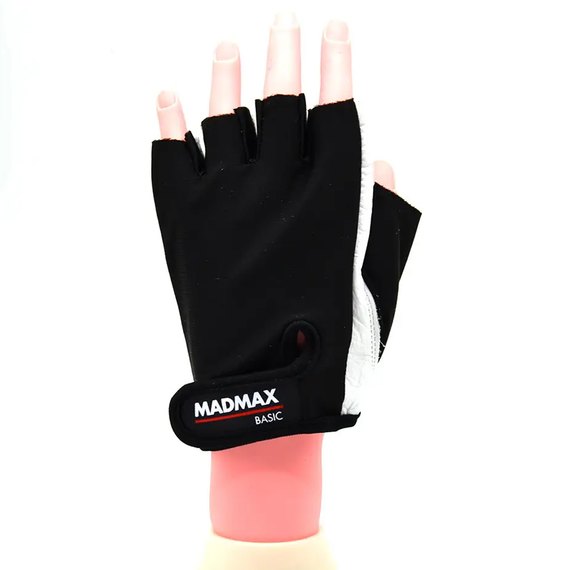 Перчатки для фитнеса MadMax MFG-250 Basic Whihe XL (MFG-250_XL), Размер: XL, изображение 2