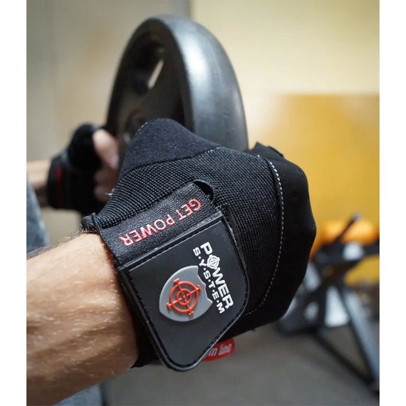 Перчатки для фитнеса Power System PS-2550 Black XL (PS-2550_XL_Black), Размер: XL, изображение 9