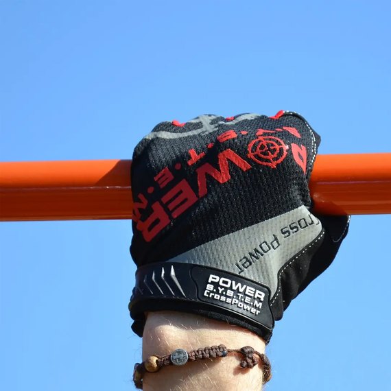 Перчатки для кроссфита Power System PS-2860 Black/Red L (PS-2860_L_Black-red), Размер: L, Цвет: Чёрный/Красный, изображение 9