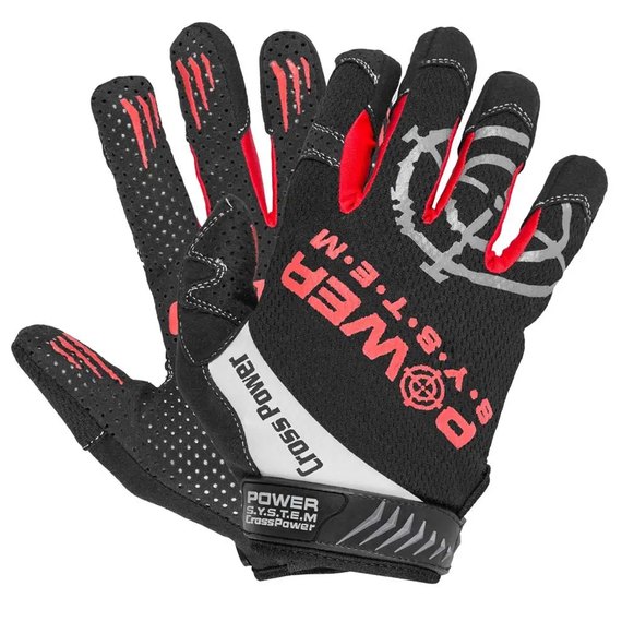 Рукавички для кросфіту Power System PS-2860 Black/Red M (PS-2860_M_Black-red), Розмір: M, Колір: Чорний/Червоний