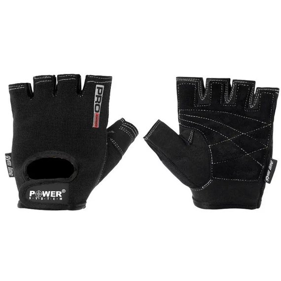 Перчатки для зала Power System PS-2250 Black XS (PS-2250_XS_Black), Размер: XS, Цвет: Чёрный, изображение 2