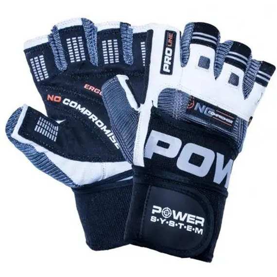 Перчатки для зала Power System PS-2700 Grey/White L (PS-2700_L_Grey-White), Размер: L, Цвет: Серый/Белый