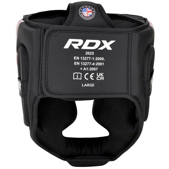 Боксерский шлем RDX F17 Aura Head Guard черный/синий L (HGR-F17BU), Размер: L, Цвет: Черный/Синий, изображение 3