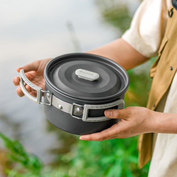 Набор туристической посуды Naturehike CNK2450CF010 алюминий (6976507663281), изображение 6