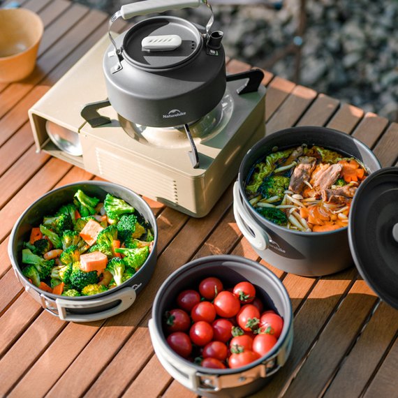 Набор туристической посуды Naturehike CNK2450CF010 алюминий (6976507663281), изображение 10