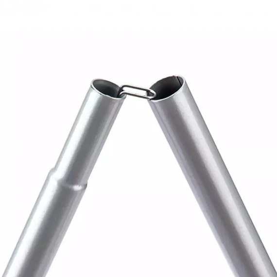Стойки для тента стальные оцинкованные Naturehike Steel poles NH19PJ042 серые 2 шт/уп (6927595741931), изображение 2