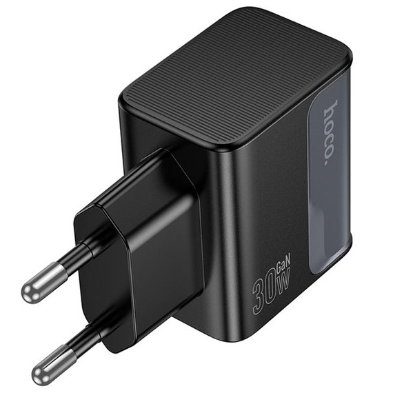 Зарядний пристрій HOCO Star Speed single port charger CS72A 1Type-C, 3A/30W, PD/QC Black (6942007653725), зображення 3