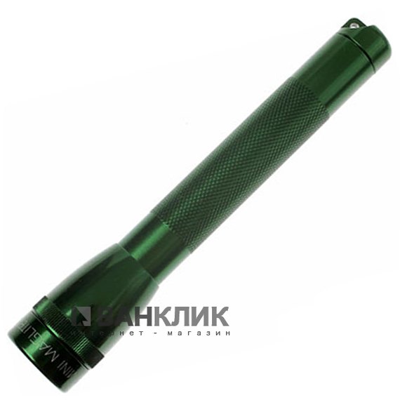 Фонарь Mini Maglite AA (темно-зеленый) и 2 батарейки в подарочной коробке (M2A39LR)