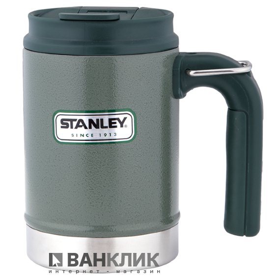 Термокружка Stanley Classic Camp 0.47 л Зеленая (6939236322867)