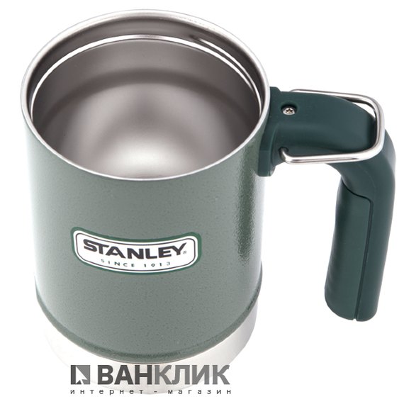 Термокружка Stanley Classic Camp 0.47 л Зеленая (6939236322867)