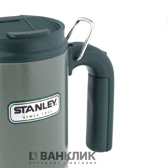Термокружка Stanley Classic Camp 0.47 л Зеленая (6939236322867)