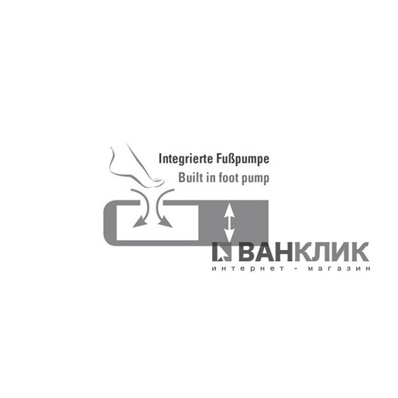 Матрас надувной High Peak Cross-Beam Single XL (Grey/Blue) 925408