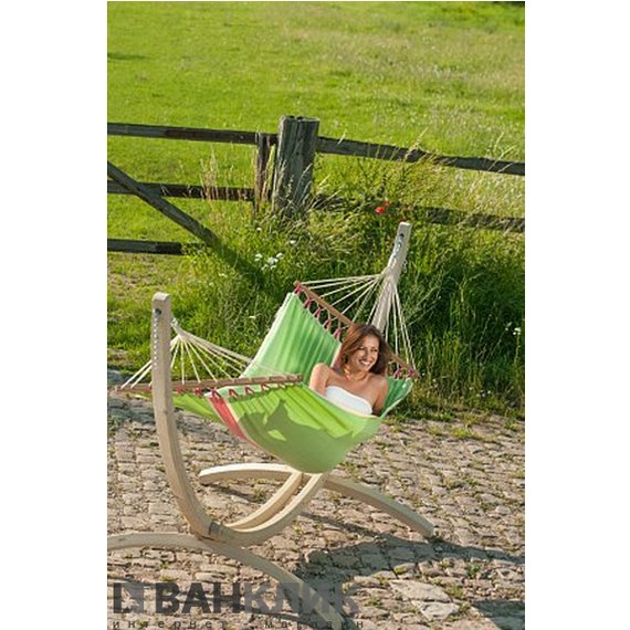 Одноместный гамак с рейками La Siesta Fruta kiwi FRR11-4