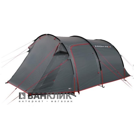Палатка High Peak Fermo 3 (Dark grey/Red) 926272