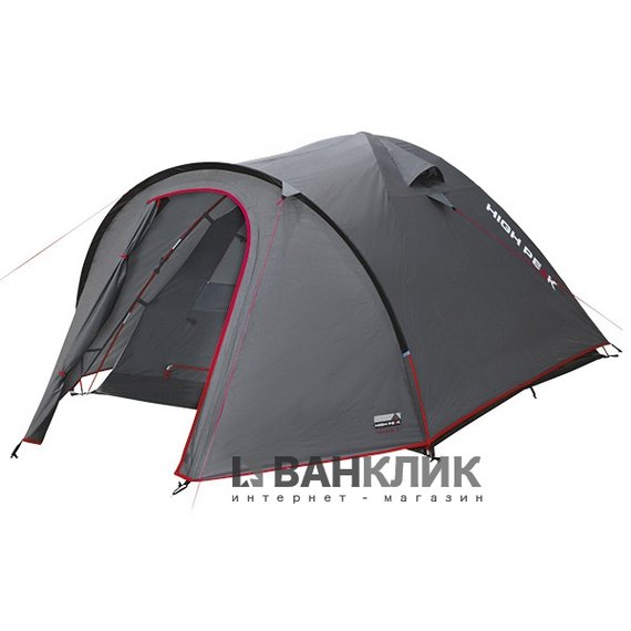 Палатка High Peak Nevada 4 (Dark Grey/Red) 926274