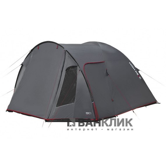 Палатка High Peak Tessin 4 (Dark Grey/Red) 925391