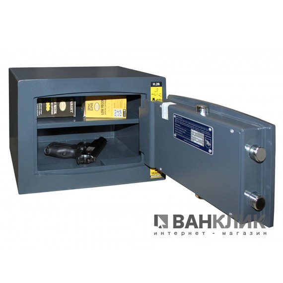 Сейф взломостойкий Griffon H.26.KP DARK GREY
