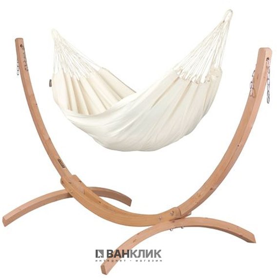 Гамак со стойкой La Siesta latte MOH141CNS121