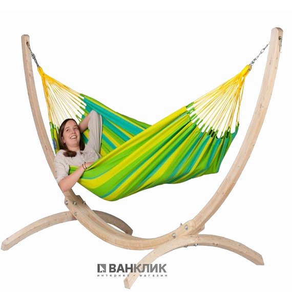 Гамак со стойкой La Siesta lime SNH144CNS121, изображение 2
