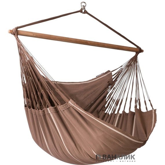 Стул-гамак со стойкой La Siesta chocolate HAL216VEA161, Цвет: Коричневый, изображение 4