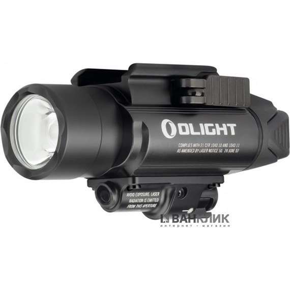 Фонарь Olight Baldr Pro ЛЦУ, зеленый лазер, черный (0.0002.0011)