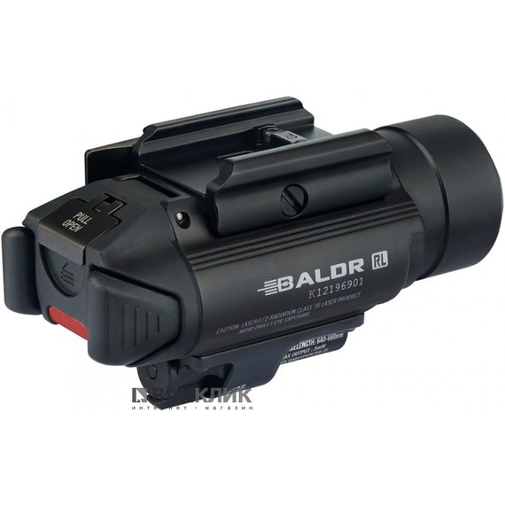 Ліхтар Olight Baldr RL ЛЦВ, червоний лазер, чорний (BALDR RL), зображення 2