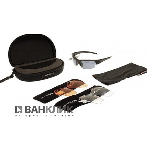Баллистические очки Swiss Eye Gardosa Evolution M/P черные 40271, изображение 2