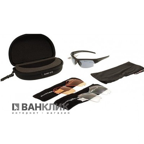 Баллистические очки Swiss Eye Gardosa Evolution S M/P черные 40261, изображение 2