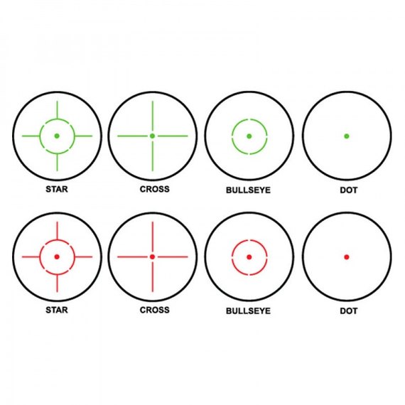 Прицел коллиматорный Barska Multi Reticle AR-X 1x35 (Picatinny) 921044, изображение 6