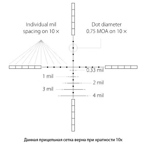 Прицел оптический Hawke Airmax 4-12x50 AO, 1", AMX (13140), изображение 4