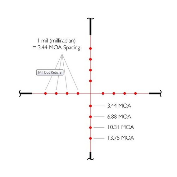 Приціл оптичний Hawke Vantage IR 4-12x50 (Mil Dot R / G) 925181, зображення 3