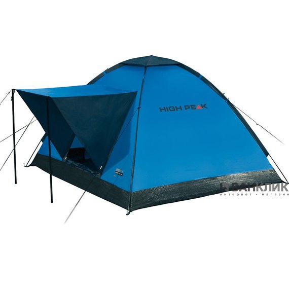 Палатка High Peak Beaver 3 (Blue/Grey) 928255, Цвет: Серый/Голубой