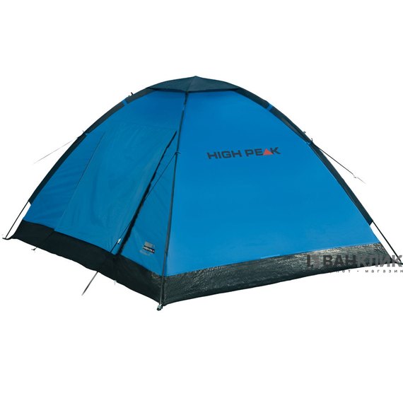 Палатка High Peak Beaver 3 (Blue/Grey) 928255, Цвет: Серый/Голубой, изображение 2