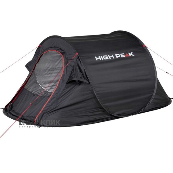 Палатка High Peak Vision 2 (Black) 928262, Цвет: Чёрный, изображение 2