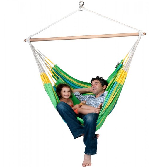 Подвесной сидячий гамак La Siesta Currambera kiwi CUL21-4, Цвет: Зелёный, изображение 2