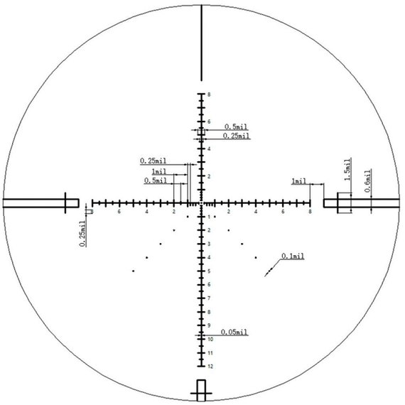 Прицел DISCOVERY  Optics HD 5-25x50 SFIR 30mm подсветка (170103), изображение 6