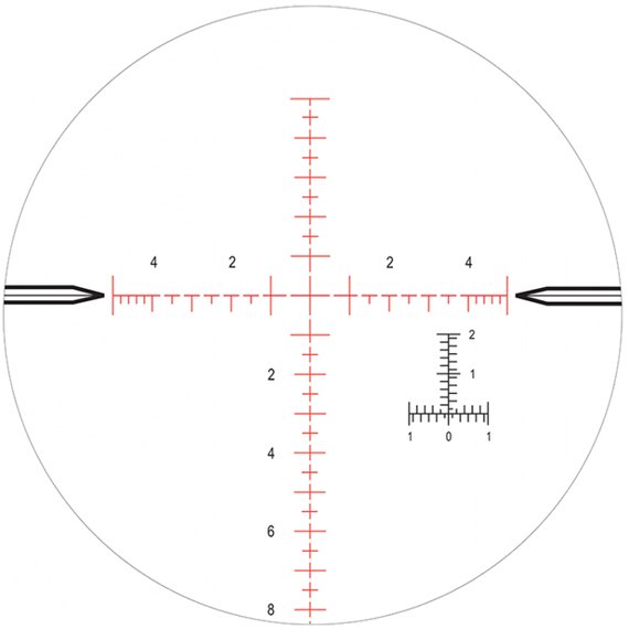 Прицел Nightforce ATACR 5-25x56, F1, ZeroS, 0.1Mil, Mil-R (C546), изображение 3