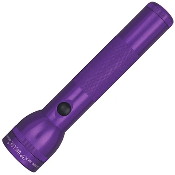 Фонарь ручной Maglite 2D (пурпурный) в блистере (S2D986R)