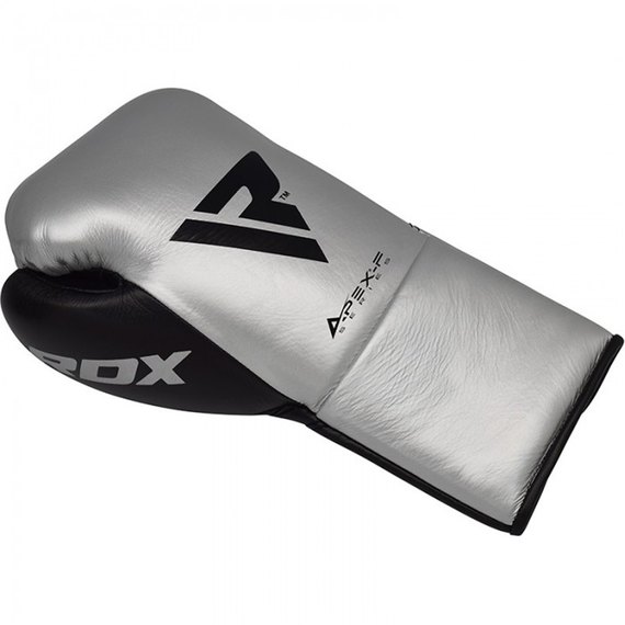 Боксерские перчатки RDX Leather Pro A3 Silver 10 ун. (2383_40266), изображение 2