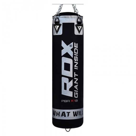 Боксерский мешок RDX Leather Black 1.2 м, 40-50 кг (357_30104)
