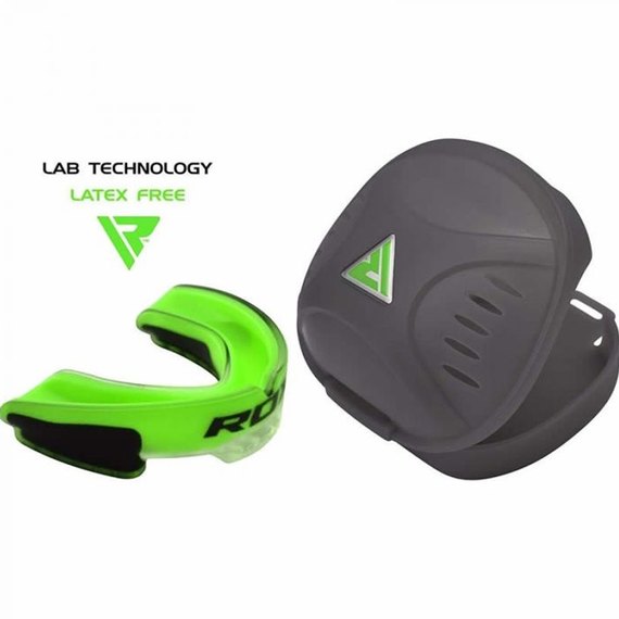 Капа для боксу RDX GEL 3D Elite Green (2450_40269), Колір: Зелений, зображення 7
