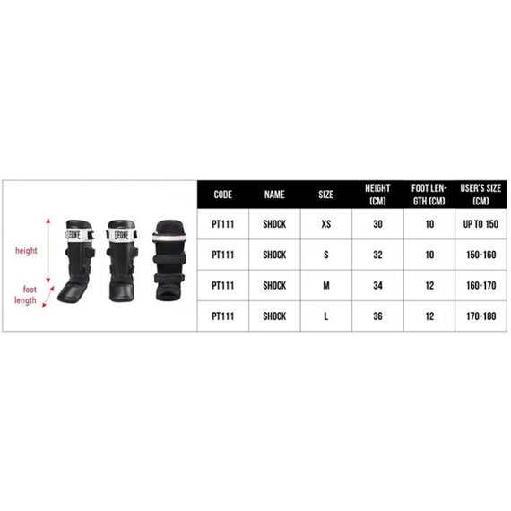 Защита голени Leone Shock Black L (1599_500040), Размер: L, изображение 2