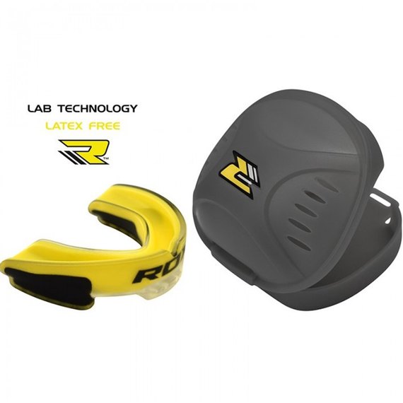 Капа для бокса RDX GEL 3D Elite Yellow (1930_40254), Цвет: Жёлтый, изображение 3