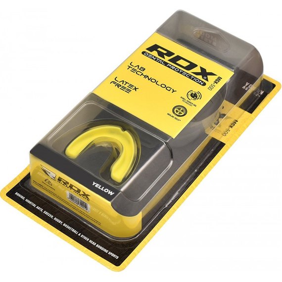 Капа для бокса RDX GEL 3D Elite Yellow (1930_40254), Цвет: Жёлтый, изображение 5