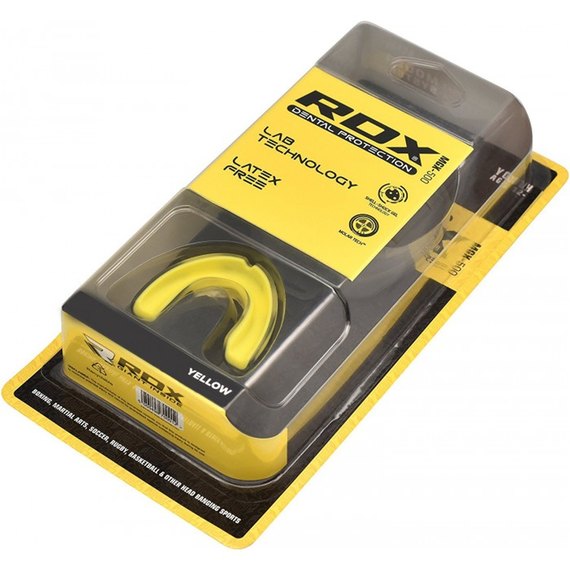 Капа для бокса RDX GEL 3D Elite Yellow Junior (2696_40279), изображение 5